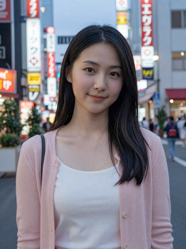 Yuki, 24, verified Conektik member on a Tokyo street - global reach across 80+ countries